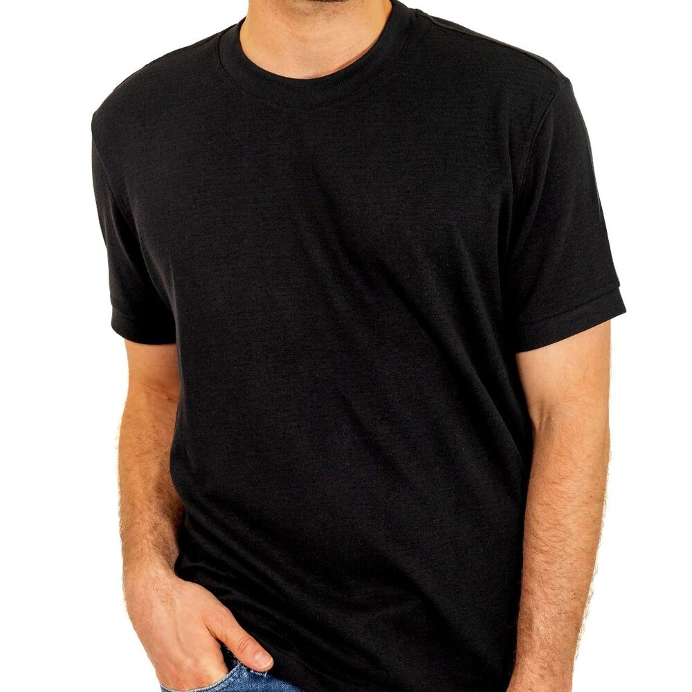 Pino by Pinoporte Crewneck T-Shirt - Black